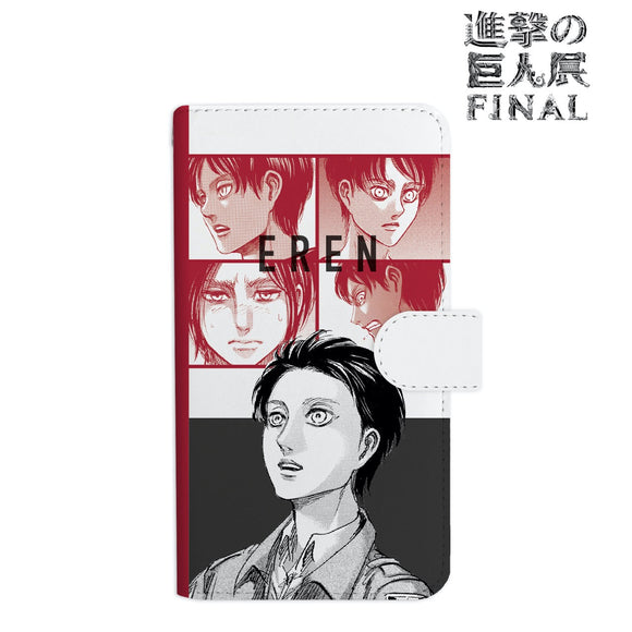 『進撃の巨人』エレン コマ割り手帳型スマホケース【202405再販】