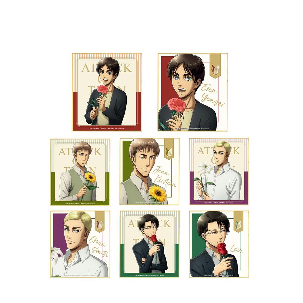『進撃の巨人』トレーディング 描き下ろしイラスト ミニ色紙(単位/BOX)【202604再販】