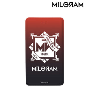 『MILGRAM -ミルグラム-』監獄エンブレム モバイルバッテリー【202406再販】