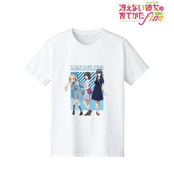 『劇場版 冴えない彼女の育てかた Fine』描き下ろしイラスト 集合 夏のお出かけver. Tシャツ(メンズ/レディース)