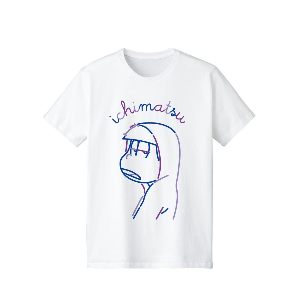 『おそ松さん』一松 ラインアート Tシャツメンズ【202509再販】