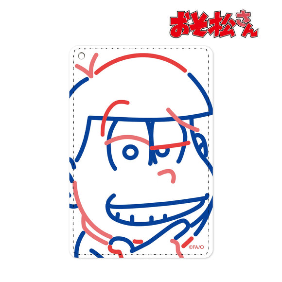 『おそ松さん』おそ松 ラインアート 1ポケットパスケース【202405再販】