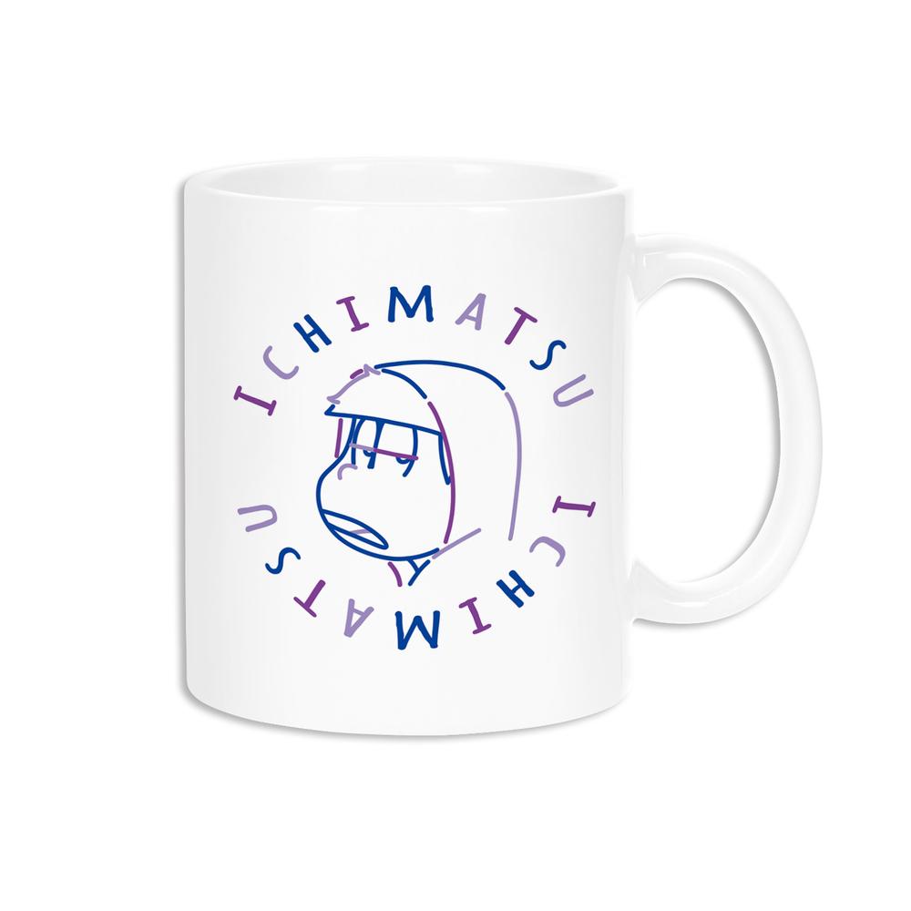 『おそ松さん』一松 ラインアート マグカップ【202509再販】