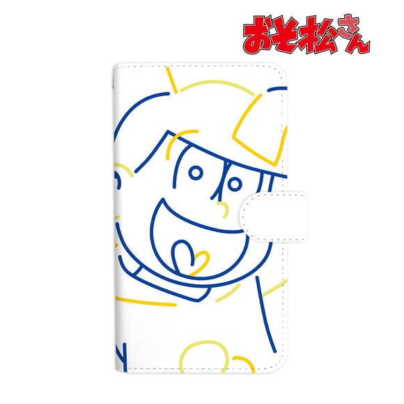 『おそ松さん』十四松 ラインアート 手帳型スマホケース【202405再販】