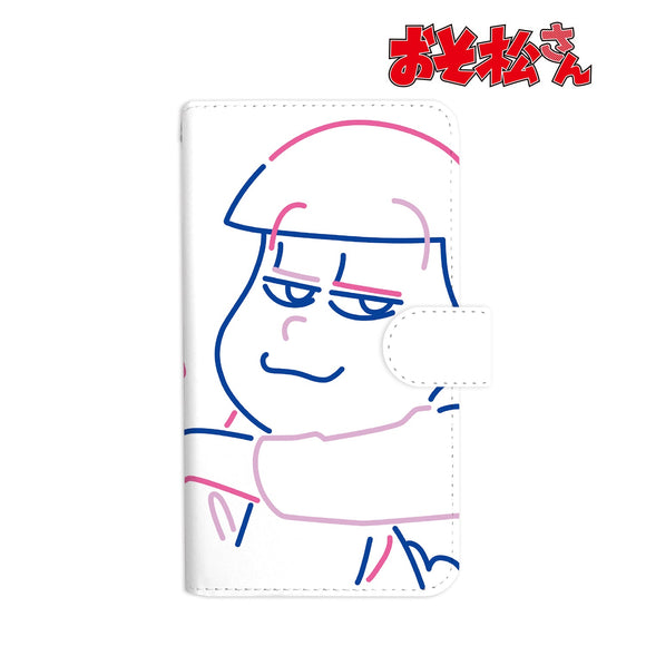 『おそ松さん』トド松 ラインアート 手帳型スマホケース【202405再販】