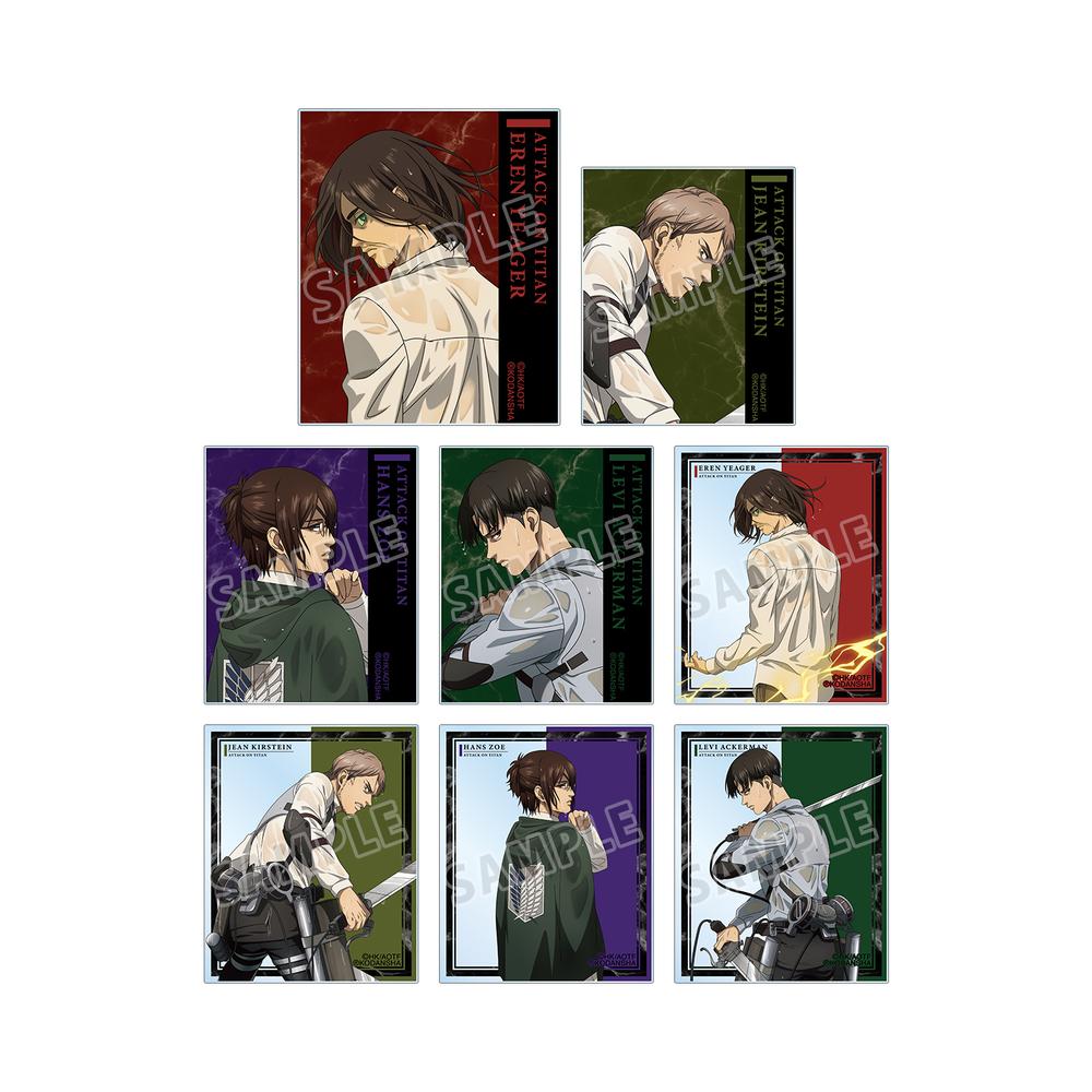 『進撃の巨人』描き下ろしイラスト 戦う背中ver. トレーディングアクリルカード(単位/BOX)【202507再販】