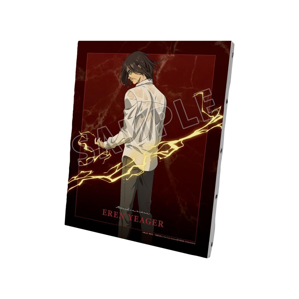 『進撃の巨人』描き下ろしイラスト エレン 戦う背中ver. キャンバスボード【202603再販】