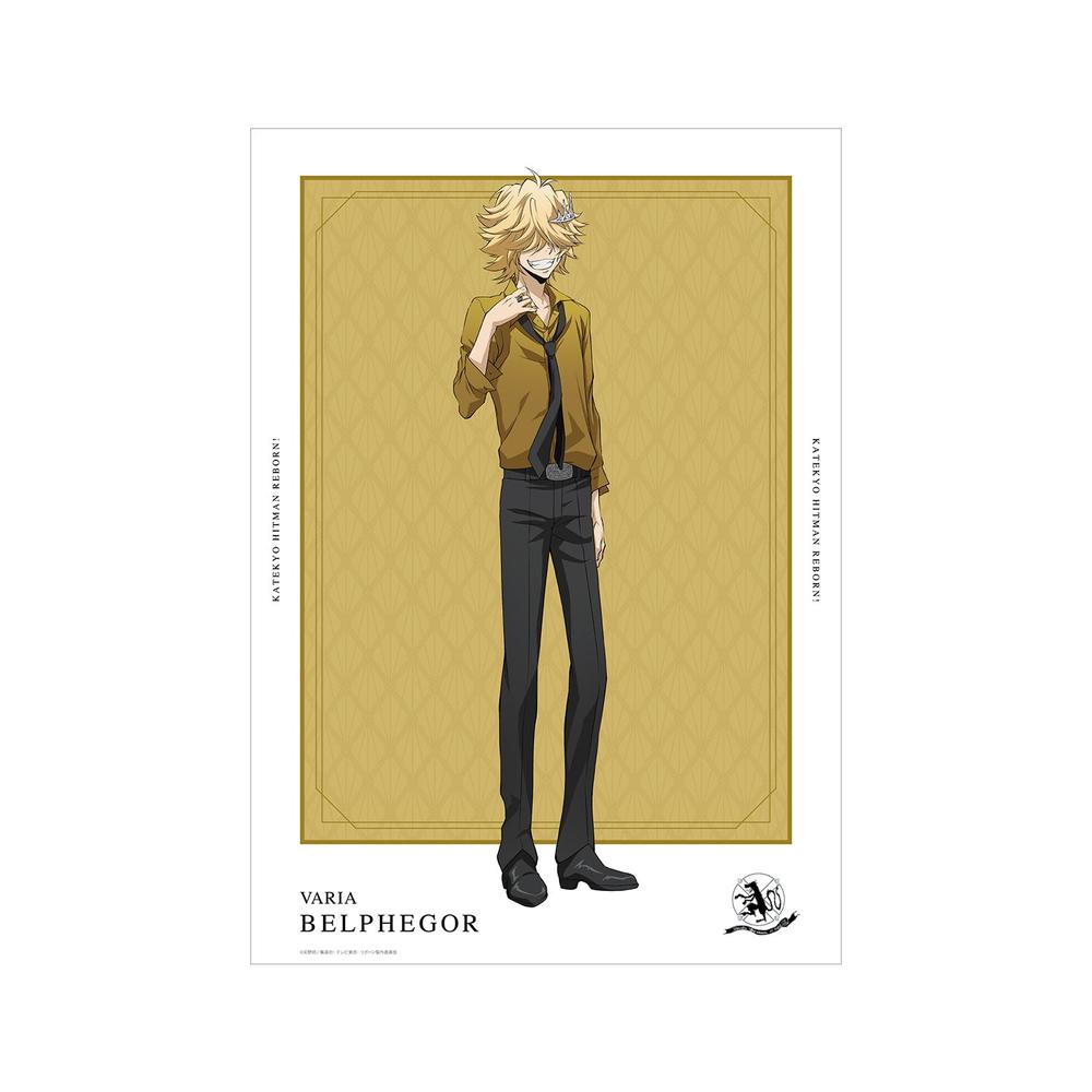 『家庭教師ヒットマンREBORN!』描き下ろしイラスト ベルフェゴール(10年後) カラーシャツver. A3マット加工ポスター【202603再販】