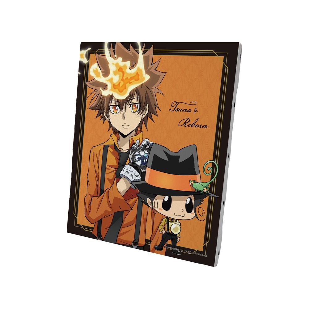 『家庭教師ヒットマンREBORN!』描き下ろしイラスト 沢田 綱吉&リボーン カラーシャツver. キャンバスボード【202603再販】