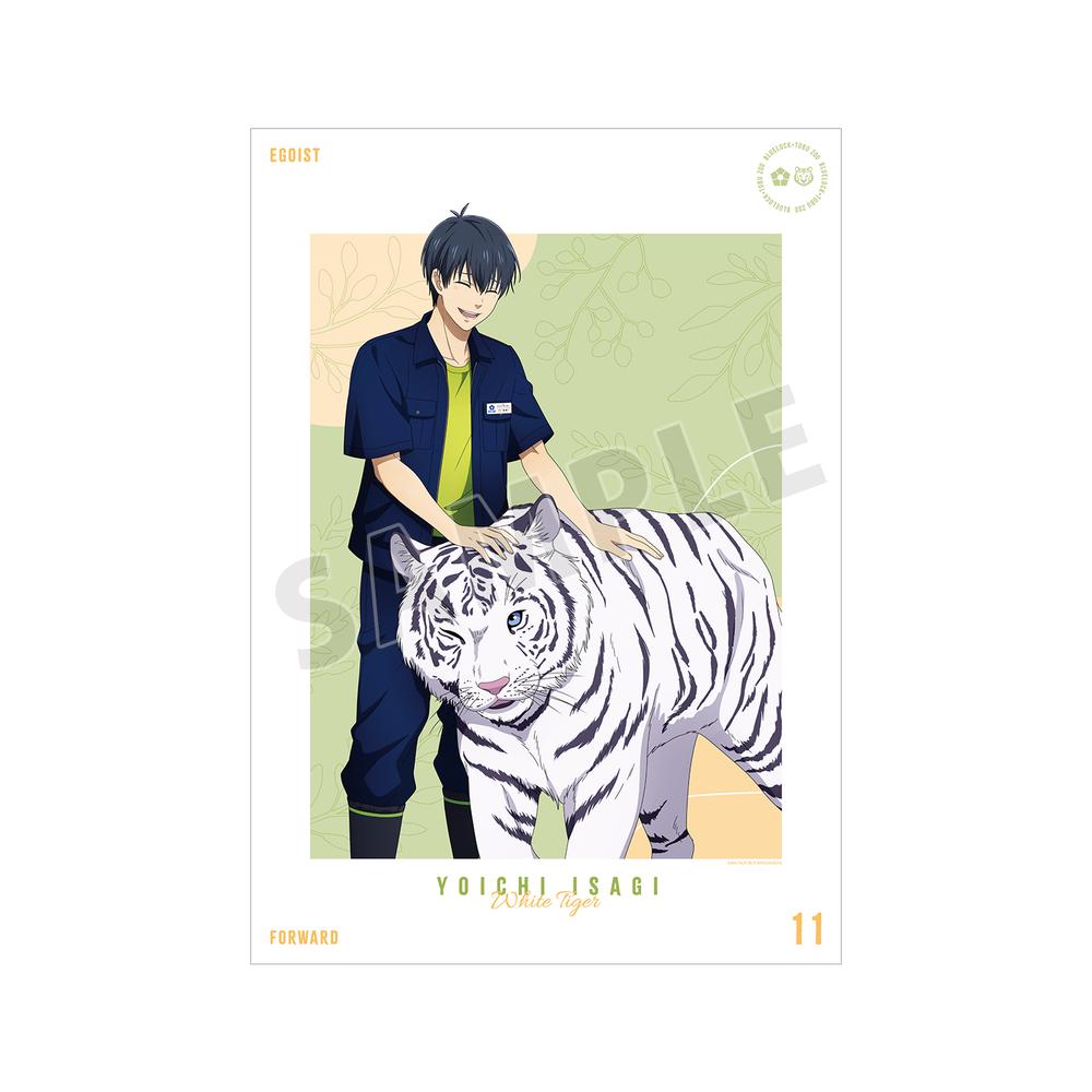 『ブルーロック』東武動物公園コラボ 描き下ろしイラスト 潔 世一 飼育係ver. A3マット加工ポスター【202602再販】