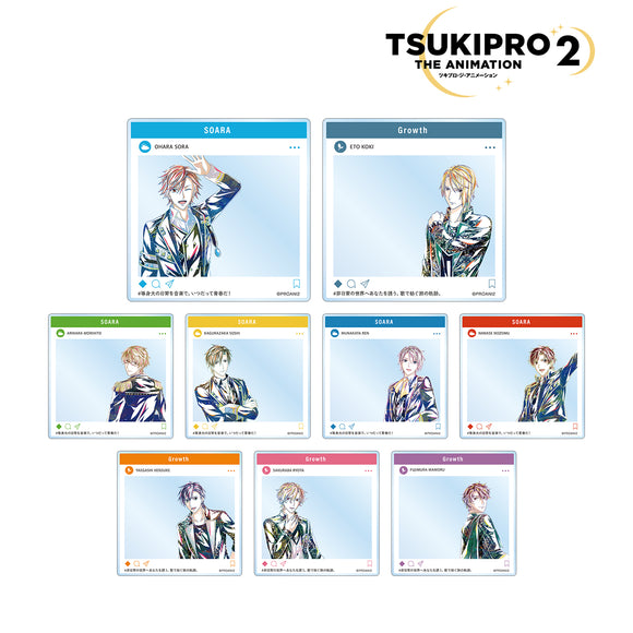 『TSUKIPRO THE ANIMATION 2』トレーディング Ani-Art SNS風アクリルカード ver.SOARA&Growth BOX