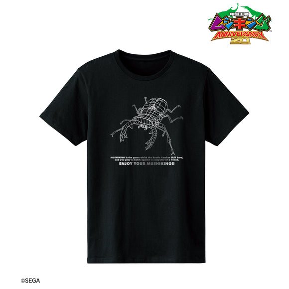 『甲虫王者ムシキング』フェモラリスツヤクワガタ 箔プリントTシャツ (メンズ/レディース)