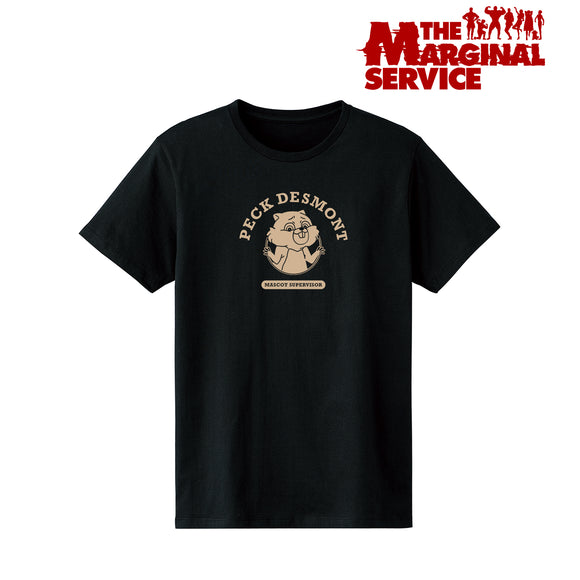 『THE MARGINAL SERVICE』ペック‧デズモント カレッジTシャツ (メンズ/レディース)