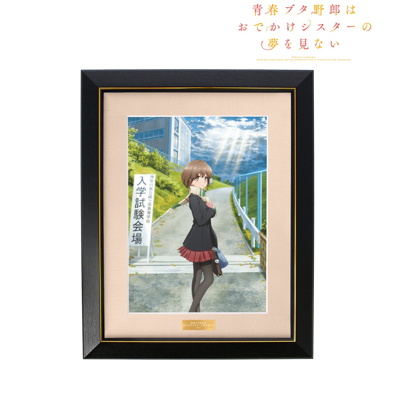 青春ブタ野郎はおでかけシスターの夢を見ない　キャラファイングラフ 青春ブタ野郎はおでかけシスターの夢を見ない』キービジュアル