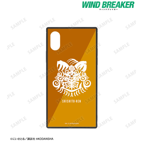 『WIND BREAKER』獅子頭連 スクエア強化ガラスiPhoneケース