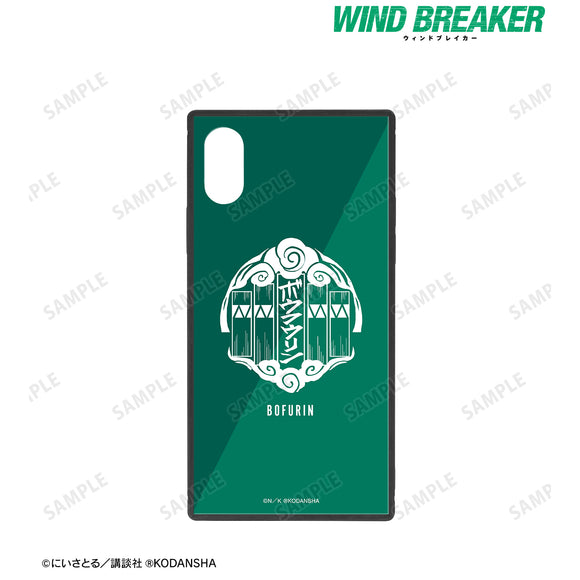 『WIND BREAKER』防風鈴 スクエア強化ガラスiPhoneケース