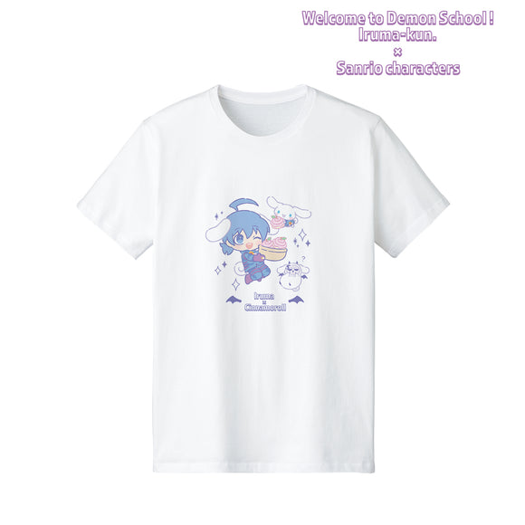 『魔⼊りました！⼊間くん×サンリオキャラクターズ』鈴⽊⼊間 × シナモロール Tシャツ(メンズ/レディース)