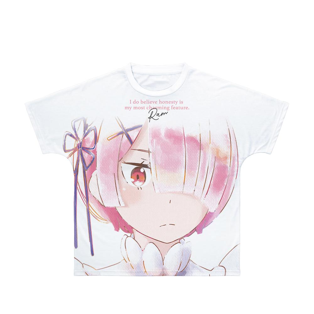 『Re:ゼロから始める異世界生活』ラム Ani-Art aqua label フルグラフィックTシャツユニセックス【202407再販】