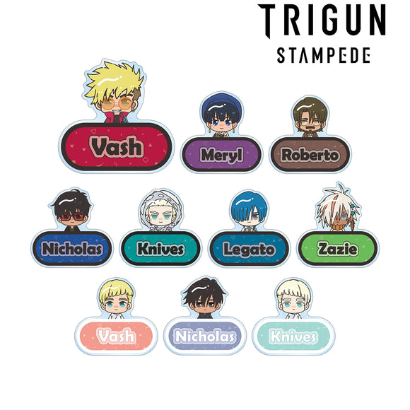 『TRIGUN STAMPEDE』トレーディング ちょこんと！ アクリルネームプレート BOX