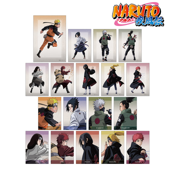 『NARUTO-ナルト- 疾風伝』描き下ろしイラスト 戦う背中ver. トレーディングブロマイド2枚セット BOX