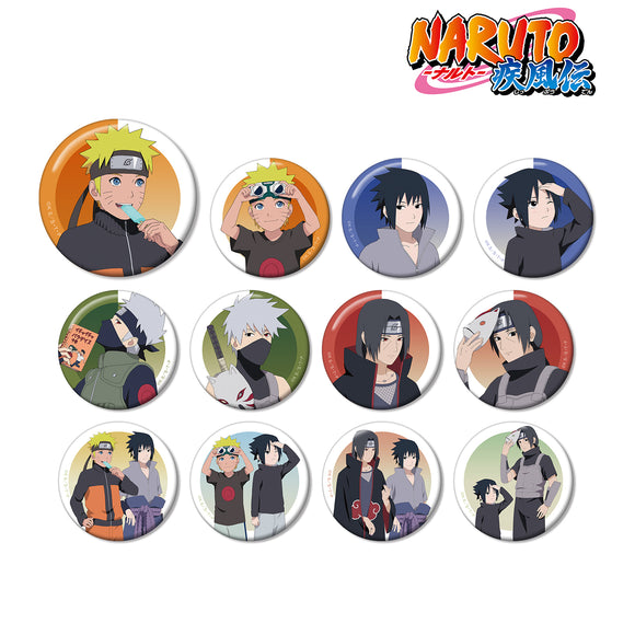 『NARUTO-ナルト- 疾風伝』描き下ろしイラスト 過去と現在ver. トレーディング缶バッジ BOX