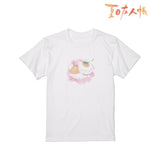 『夏目友人帳』ニャンコ先生 デフォルメAni-Art Tシャツ モモイロレディース