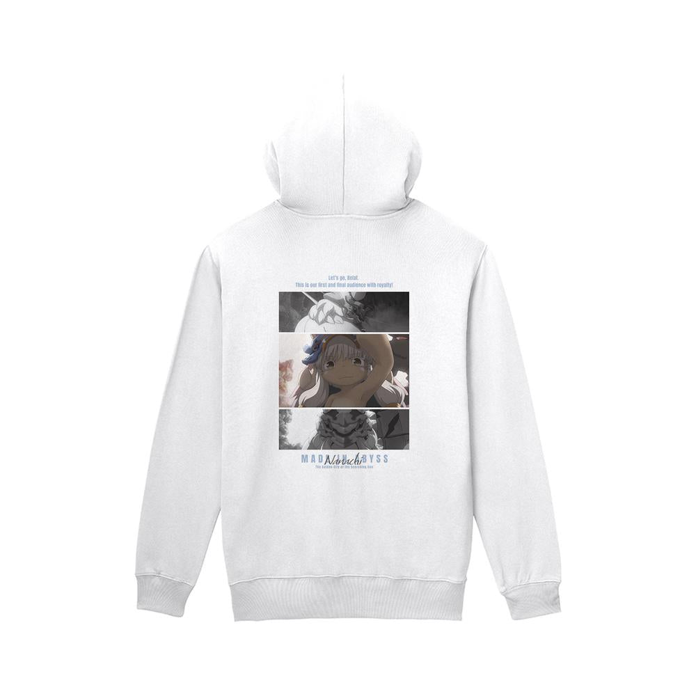 『メイドインアビス 烈日の黄金郷』ナナチ 場面写バックプリントジップパーカーメンズ【202512再販】