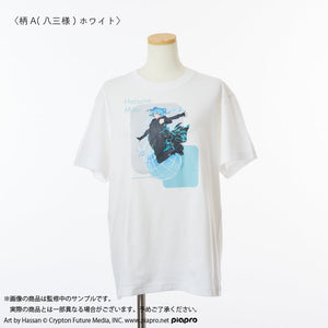 『初音ミク HATSUNE MIKU EXPO 10th Anniversary』Tシャツ 柄A(八三様) ホワイト Mサイズ