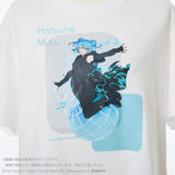 『初音ミク HATSUNE MIKU EXPO 10th Anniversary』Tシャツ 柄A(八三様) ホワイト Mサイズ