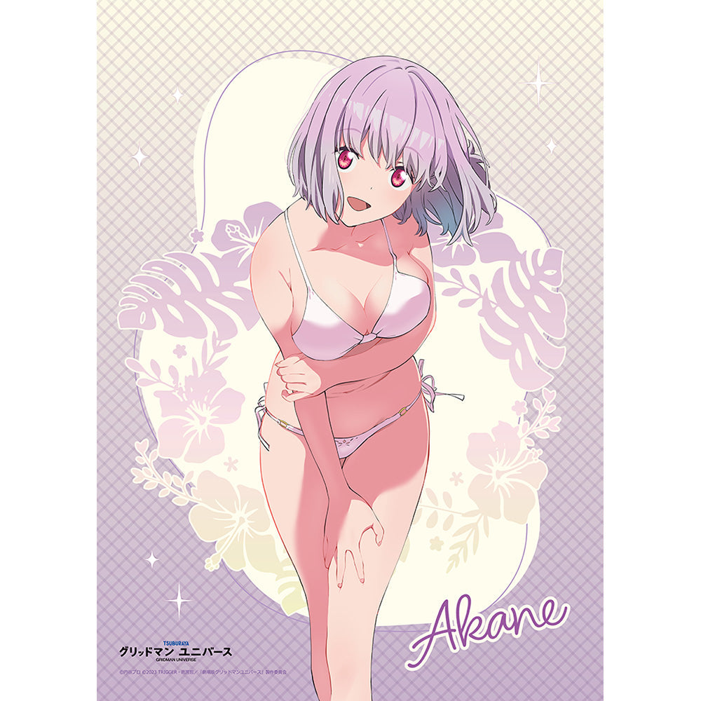 『グリッドマンユニバース』描き下ろしB2タペストリー(新条アカネ/水着)Wスエード【202601再版】