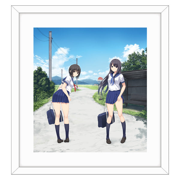 珈琲貴族先生』描き下ろし複製原画 青山澄香&白峰莉花/セーラー服 – Anime Store JP