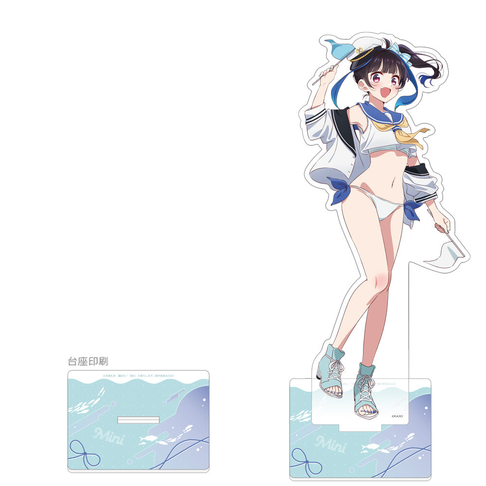彼女、お借りします 特大アクリルスタンド 5個セット【アニメイト限定】未開封 彼女、お借りします 描き下ろしイラスト 水原千鶴 彼シャツVer