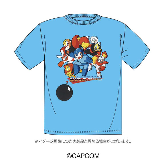 『ロックマン』Tシャツ ブルー Sサイズ