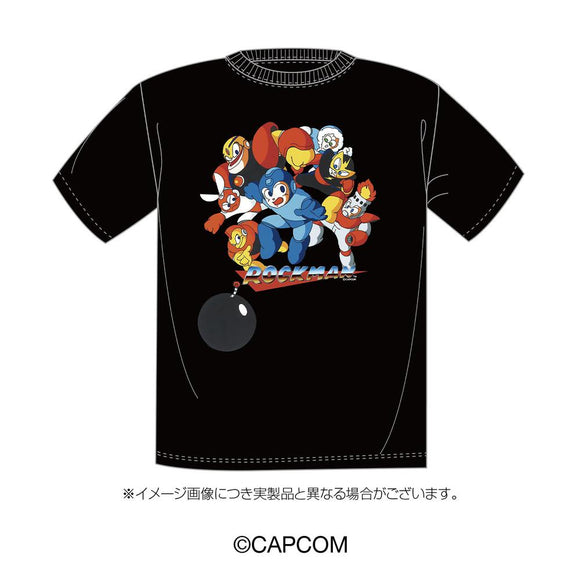 『ロックマン』Tシャツ ブラック Sサイズ