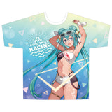 『初音ミク』レーシングミク 2023 Tropical Ver. フルグラフィックTシャツ