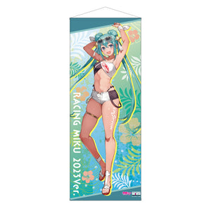 『初音ミク』レーシングミク 2023 Tropical Ver. 等身大タペストリー