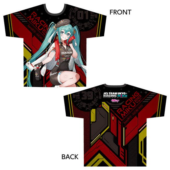 『初音ミク』レーシングミク 2023 JCL TEAM UKYO 応援Ver. フルグラフィックTシャツ