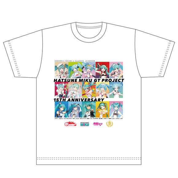 『初音ミク』初音ミク GTプロジェクト 15周年記念Tシャツ