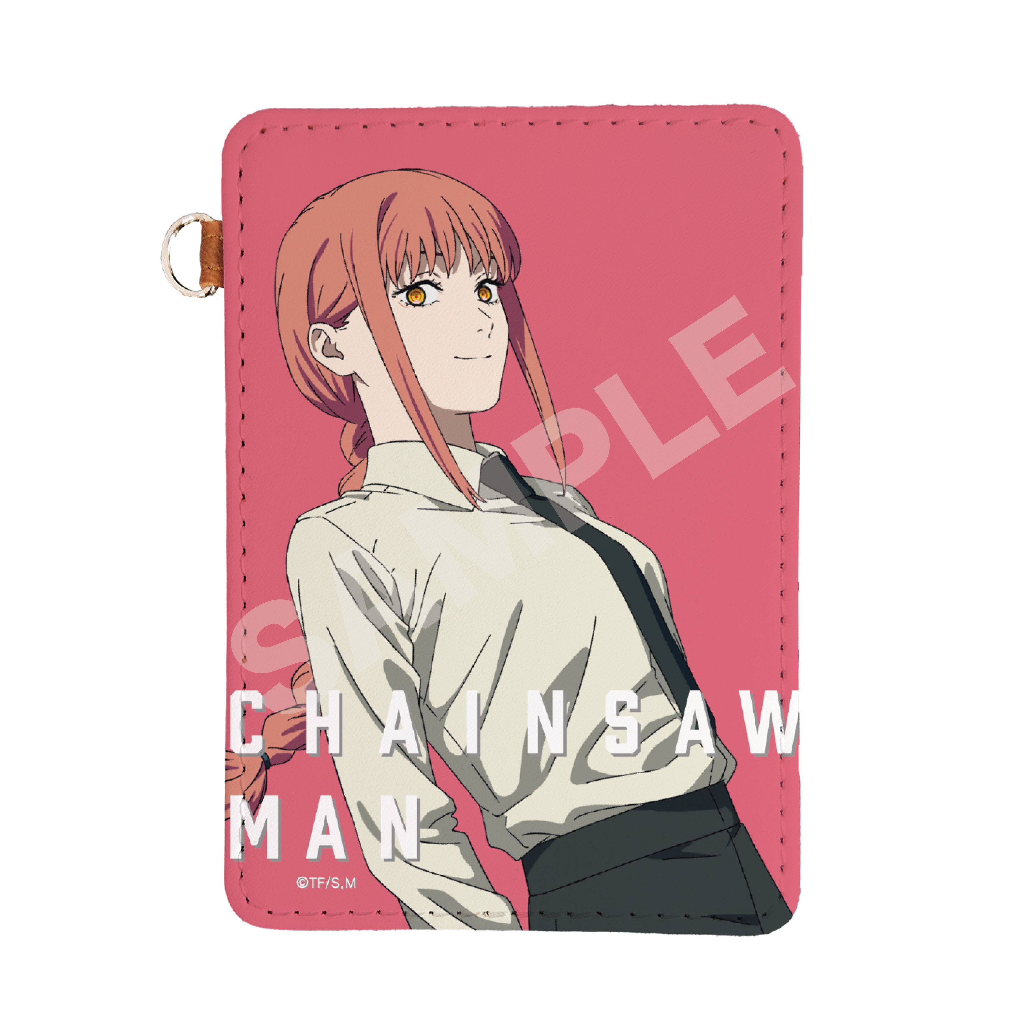 レア　チェンソーマン マキマ & レゼ　レザーパスケース　原作絵 レア チェンソーマン マキマ & レゼ レザーパスケース 原作絵