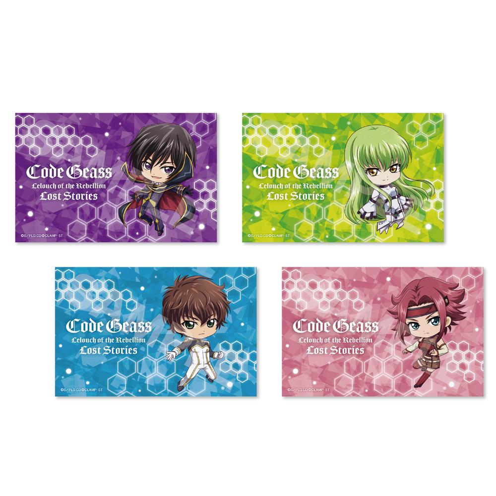 『コードギアス 反逆のルルーシュ』コードギアス 反逆のルルーシュ ロストストーリーズ サテン地ステッカー /01 BOXB(全8種)【202510再販】