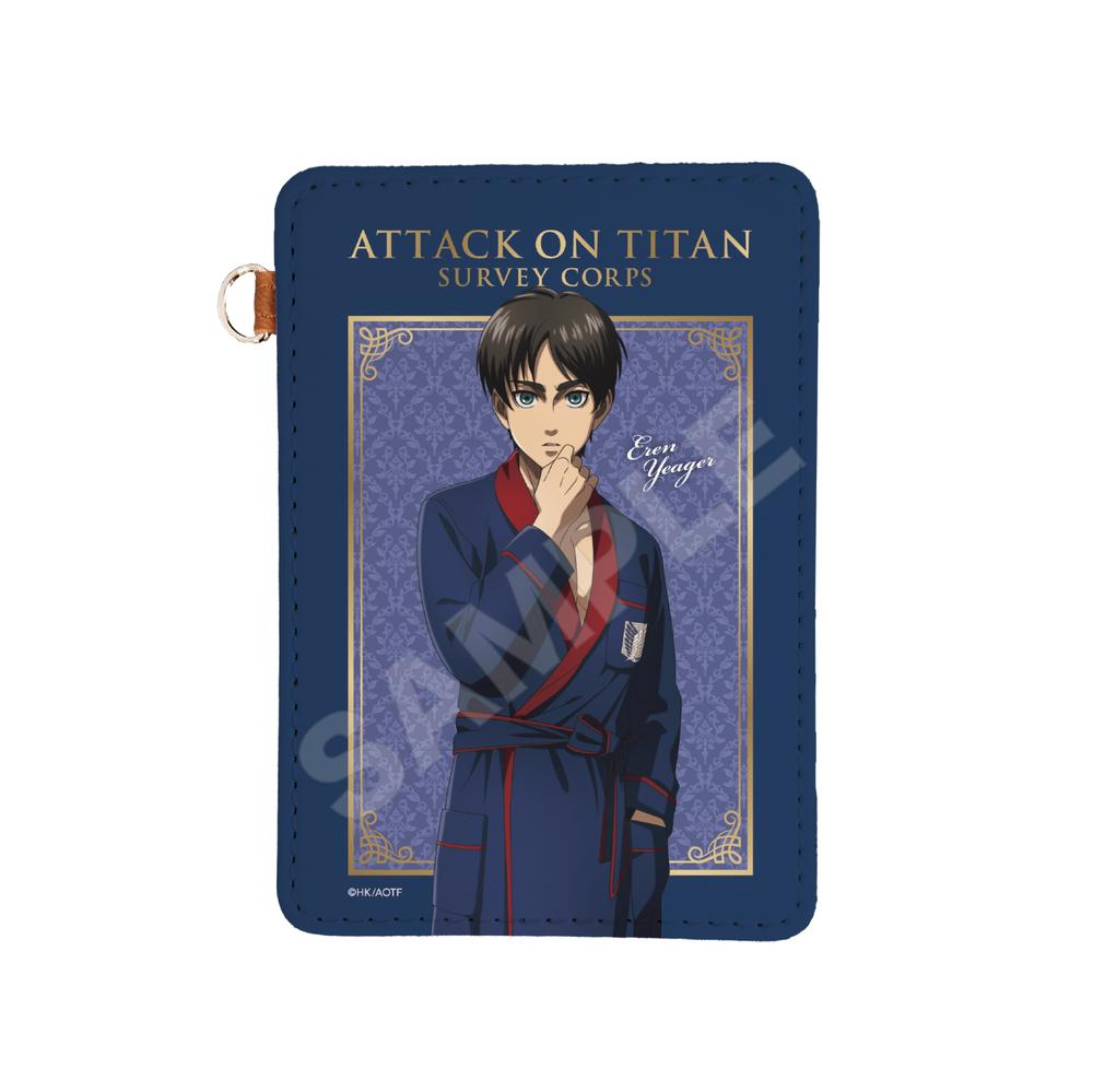 『進撃の巨人』ルームウェアver. レザーパスケース /03 エレン(ガウン)【202510再販】