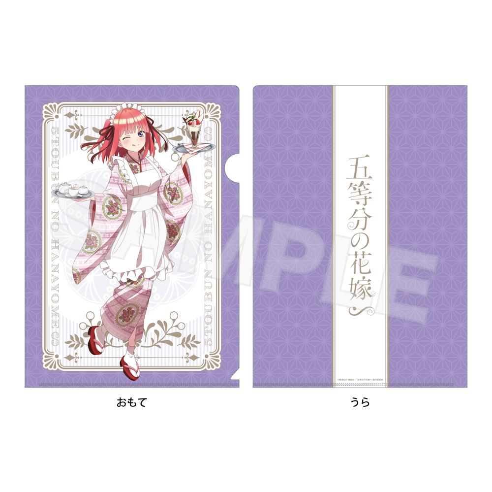 【MilkTea】五等分の花嫁 クリアファイル 大正ロマン 全種セット 五等分の花嫁∽』クリアファイル 02 二乃(大正ロマンVer
