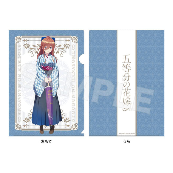 『五等分の花嫁∽』クリアファイル 03 三玖(大正ロマンVer.)