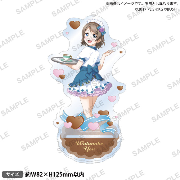 『ラブライブ！スクールアイドルフェスティバル』アクリルスタンド Aqours バレンタインver. 渡辺曜