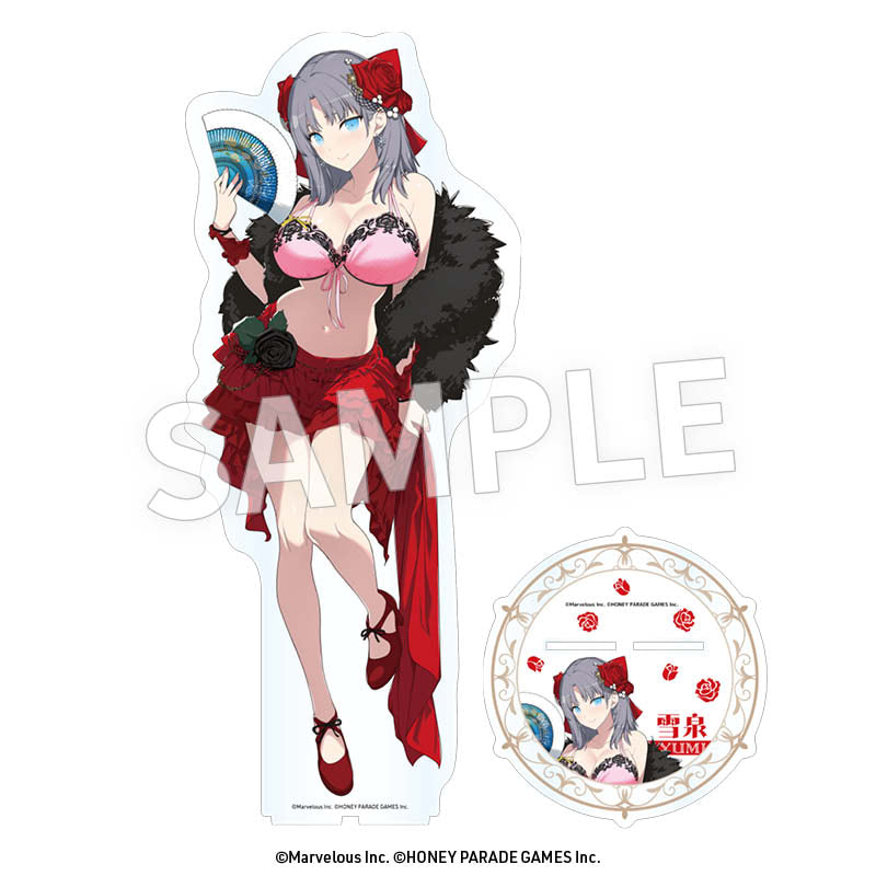 閃乱カグラ』アクリルマルチスタンド 雪泉(制服風水着) - Anime Store.JP
