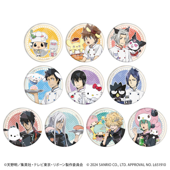 『家庭教師ヒットマンREBORN!×SANRIO CHARACTERS』ホログラム缶バッジ(65mm)02/BOX(全10種)(コラボイラスト)