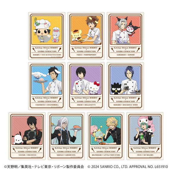 『家庭教師ヒットマンREBORN!×SANRIO CHARACTERS』アクリルカード03/BOX(全10種)(コラボイラスト)