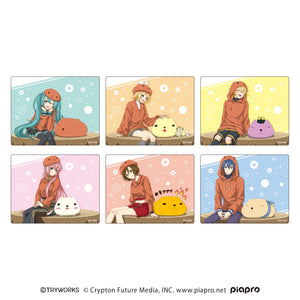 『カピバラさん×ピアプロキャラクターズ』アクリルカード01/BOX(全6種)(描き起こしイラスト)