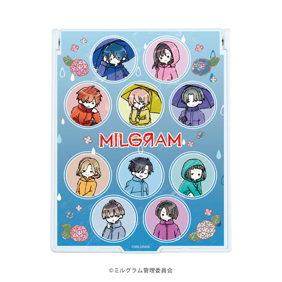 『MILGRAM』デカキャラミラー02/水玉デザイン 梅雨ver.(グラフアートイラスト)