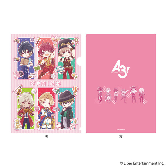 『A3!』クリアファイル『A3!』01/春組(グラフアートイラスト)